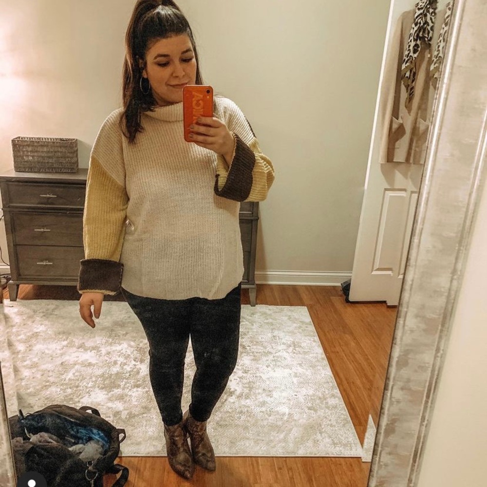 Color Block Sweater